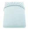 DecoKing Paklodė su guma 100–120×200+30 FROZENBLUE