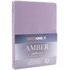 DecoKing Paklodė su guma šviesiai violetinė 100–120×200+30
