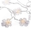 DecoKing LED dekoratyvinė girlianda Snowflake, 10 LED