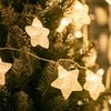 DecoKing Šiltai balti LED žibintai LAVAR, 10 vnt.