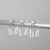 Umbra RINGS/FLEX/SHOWER/DB/Baltas