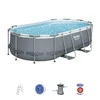 Bestway 56620 "Power Steel" 427 x 250 x 100 cm, ovalaus baseino rinkinys