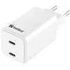 Sandberg kintamosios srovės įkroviklis Dual USB-C PD65W EU