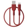 Amazingthing Premium MFI sertifikuotas kabelis USB - Lightning (raudonas, 1.2m)