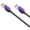 Cabletime Kabelis Cat8 S/STP, 0.5m, juodas