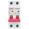 CNC Nuotėkio relė su automatiniu išjungikliu, 2P, 25A, C klasės, 30mA, 6kA