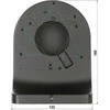 Sieninis laikiklis kupolinei kamerai DAHUA PFB203W-B, juodas