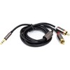 EXD Audio kabelis 3.5mm - 2x RCA, 1m
