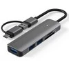 Extra Digital Adapteris USB 3.0 - 3 x USB 3.0, SD, TF