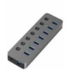Extra Digital Adapteris USB A 3.0 - 7 x USB 3.0 su jungikliais