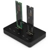 Extra Digital Docking Station 2x M.2 NVME+SATA SSD iki 10Gbps