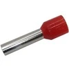 Hismart Presuojamas izoliuotas antgalis 10mm2/7AWG laidui, varis, raudonas, 100 vnt.