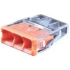 Hismart Universali laidų jungtis, 3x 0.5-2.5mm², 24A, 450V, 100vnt.