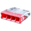 Hismart Universali laidų jungtis, 4x 0.5-2.5mm², 24A, 450V, 100vnt.