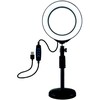 Puluz LED žiedinė lempa 16cm, su stovu 18-28cm, USB