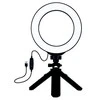 Puluz LED žiedinė lempa 16cm, su trikoju stovu 12-14.5cm, USB
