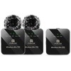 Puluz Bevielis skaitmeninis dvigubas mikrofonas, prisegamas, OTG USB Type-C, Lightning
