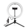 Puluz LED žiedine lempa 26cm, su trikoju stovu 8.3cm, USB