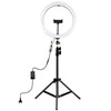 Puluz LED žiedinė lempa 30cm, su trikoju stovu iki 1.1m ir telefono laikikliu