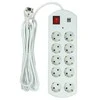 Šakotuvas EXD Buitinis ilgiklis 5m, 10 lizdų, 2x USB, su jungikliu