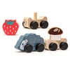 Lean Toys Medinis traukinys Ežiukas