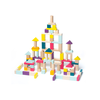Cubika medinių kaladėlių rinkinys, 100vnt