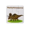Lean Toys Edukacinė dėlionė "Dinozaurai", anglų k., 10 derinių