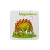 Lean Toys Edukacinė dėlionė "Dinozaurai", anglų k., 10 derinių