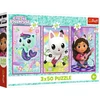 Trefl Dėlionė 3x50 vnt. - Gabby's Dollhouse