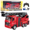 Huina Nuotoliniu būdu valdoma gaisrinė su kopėčiomis HUI NA TOYS 15CH 1:18