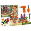 3D statybos dėlionės kaladėlės Dinozaurai Lean Toys