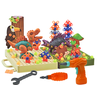 3D statybos dėlionės kaladėlės Dinozaurai Lean Toys