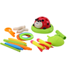 Lean Toys Žaislas boružėlė 3in1 su šokdyne, Taikiniu ir Raketų Paleidimo Funkcija