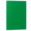 Lean Cardboard Folder with Elastic Band, Lacquered, A4, 300g/m2, Žalias