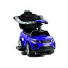 Lean Cars Automobilis varomas kojomis su rankena tėvams 614W Mėlyna