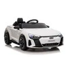 Lean Cars Vienvietis akumuliatorinis automobilis Audi E- Tron GT, baltas