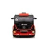 Lean Cars Vienvietis elektromobilis su priekaba Mercedes-Benz Axor XMX622, raudonas