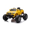 Lean Cars Vienvietis vaikiškas elektromobilis Mercedes DK-MT950 4x4, geltonas