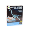 Zestaw Archeologijos kasinėjimų rinkinys dinozauro skeleto 3D brachiozauro holograma