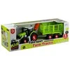 Lean Toys Traktorius su atvira priekaba 43 cm