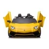 Lean Cars Dvivietis vaikiškas elektromobilis Lamborghini XXL, geltonas