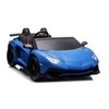 Lean Cars Vienvietis žaislinis elektromobilis Lamborghini XXL, mėlynas
