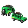 Lean Cars Automobilis Land Rover su transporteriu Dinosaur Metal 520178