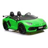 Lean Cars Dvivietis vaikiškas elektromobilis Lamborghini Aventador SX2028, žalias