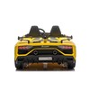 Dvivietis vaikiškas elektromobilis Lean Cars Lamborghini Aventador SX2028, geltonas