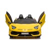 Dvivietis vaikiškas elektromobilis Lean Cars Lamborghini Aventador SX2028, geltonas
