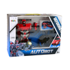 Lean Toys 2in1 Nuotolinio Valdymo Robotas Automobilis Raudonas