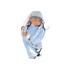 Lėlė kūdikis Lean Toys 46 cm mėlynai