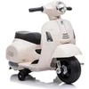 Lean Cars Elektrinis motoroleris vaikams Vespa GTS 300 Mini, baltas