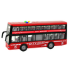 Žaislinis akumuliatorinis dviaukštis autobusas Lean Toys, raudonas